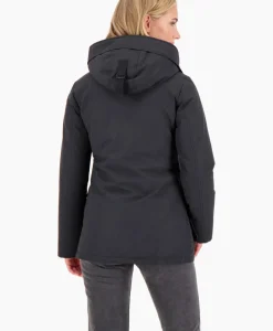 Airforce Gewatteerde Jas 4 Pocket Parka Zwart