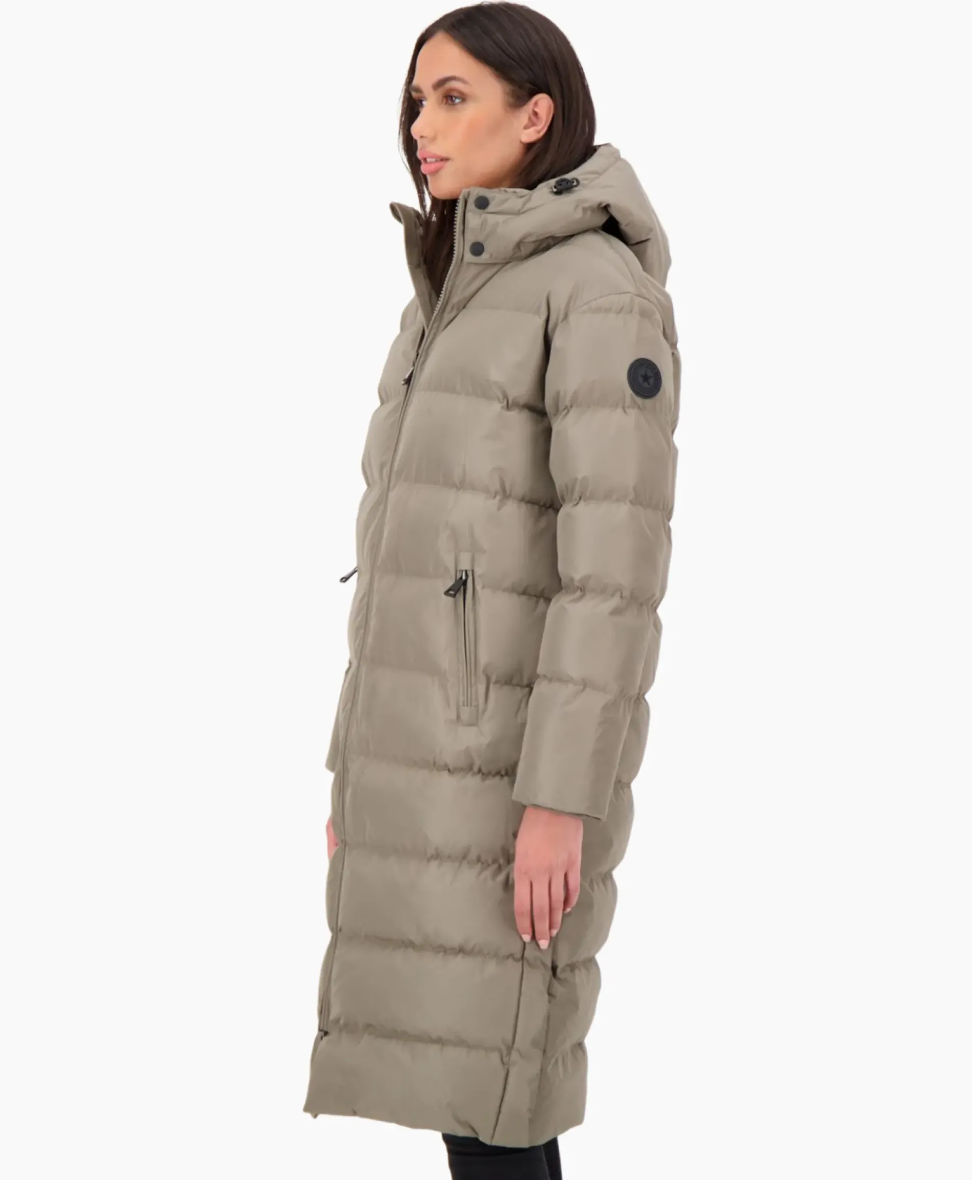 Airforce Gewatteerde Jas Grace Jacket Beige