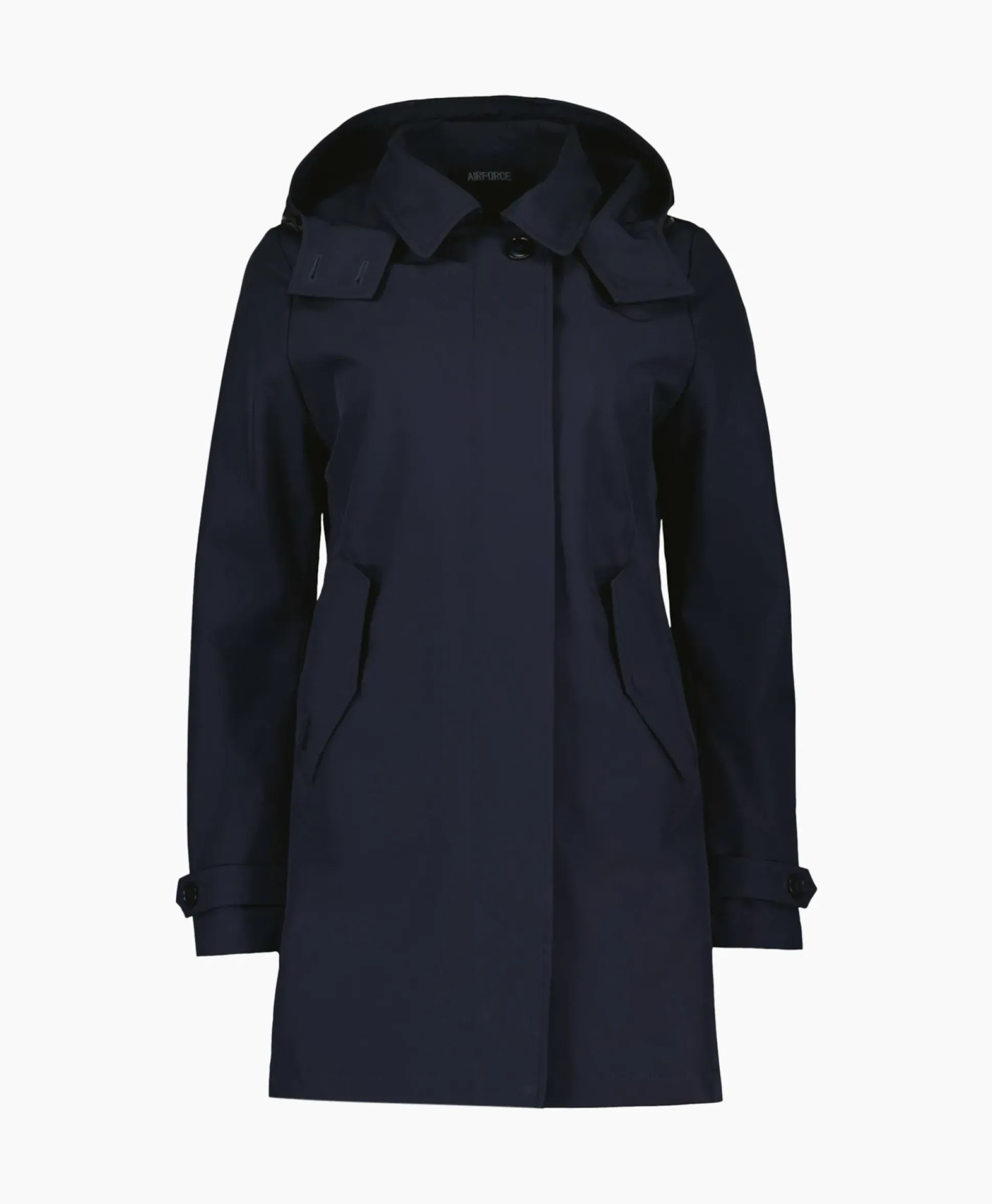 Airforce Parka Long Technical Shell Donker Blauw