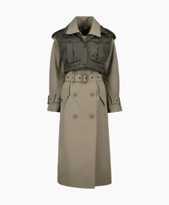 Airforce Trenchcoat Body Warmer Trench Khaki