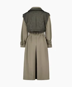 Airforce Trenchcoat Body Warmer Trench Khaki