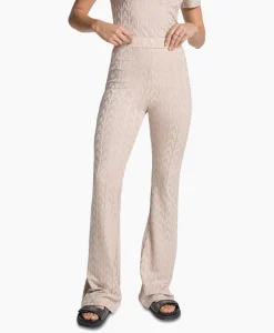 Alix The Label Pantalon Knitted A Jacquard Zand