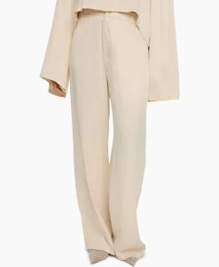 Alix The Label Pantalon Woven Satin Ecru