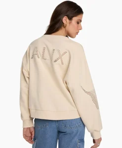 Alix The Label Pullover Knitted Mesh Ecru