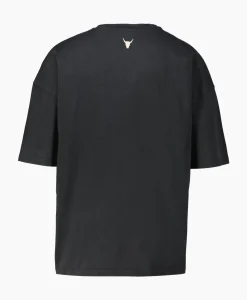 Alix The Label T-Shirt Korte Mouw Knitted Bull Zwart
