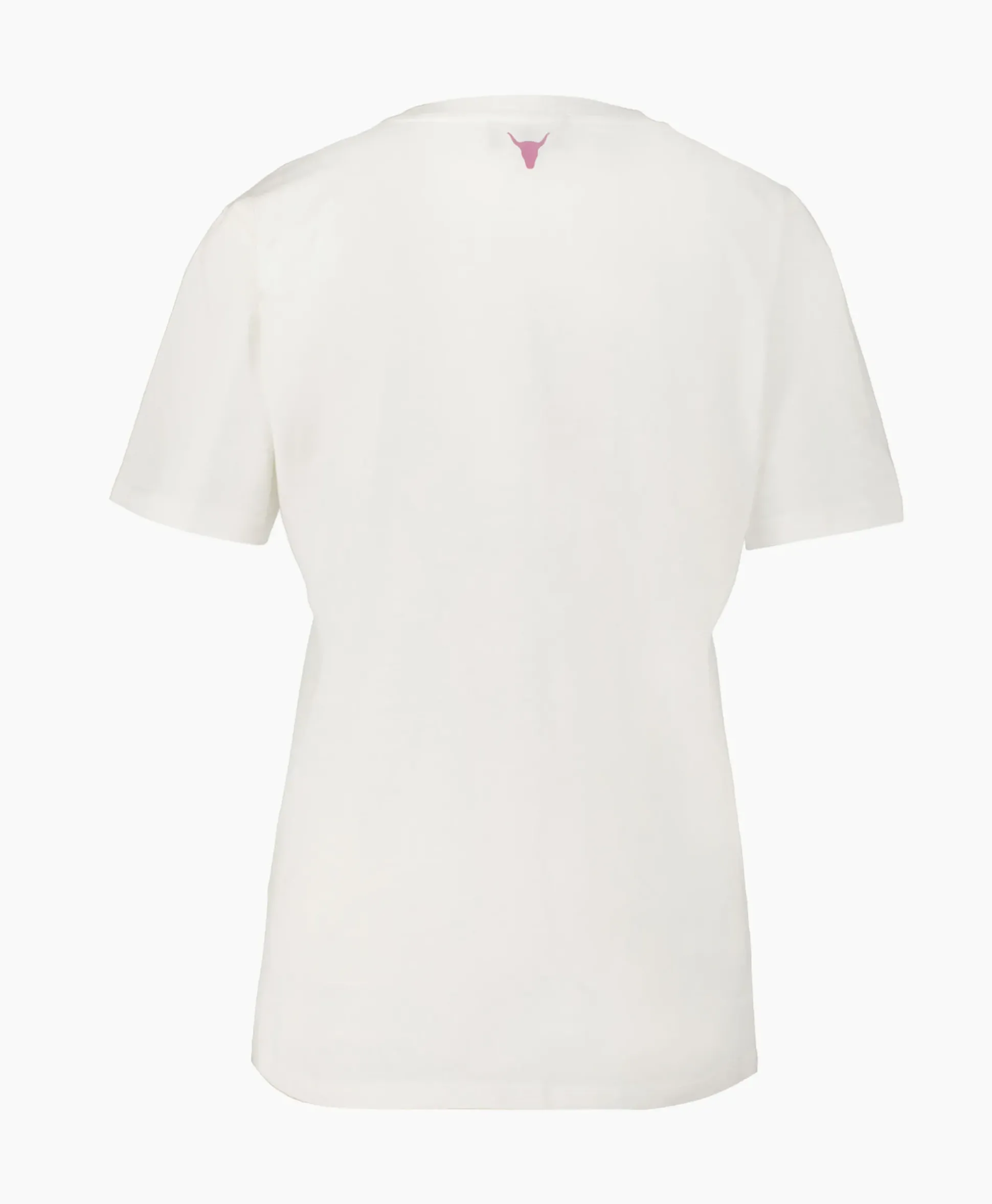 Alix The Label T-Shirt Korte Mouw Knitted Alix Heart Off White