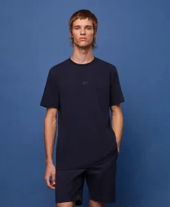 Alpha Tauri T-Shirt Korte Mouw Ata Janso Blauw