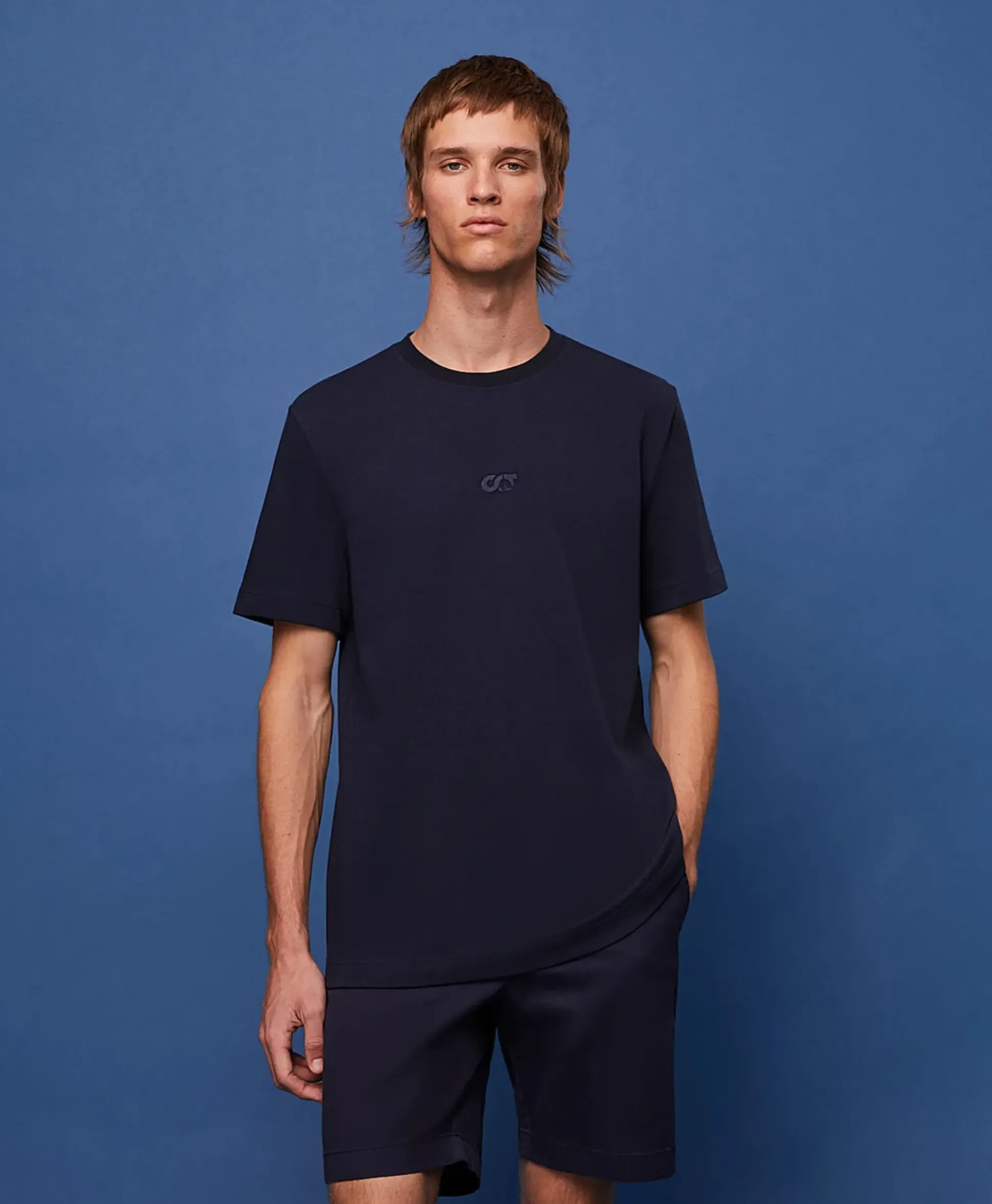 Alpha Tauri T-Shirt Korte Mouw Ata Janso Blauw