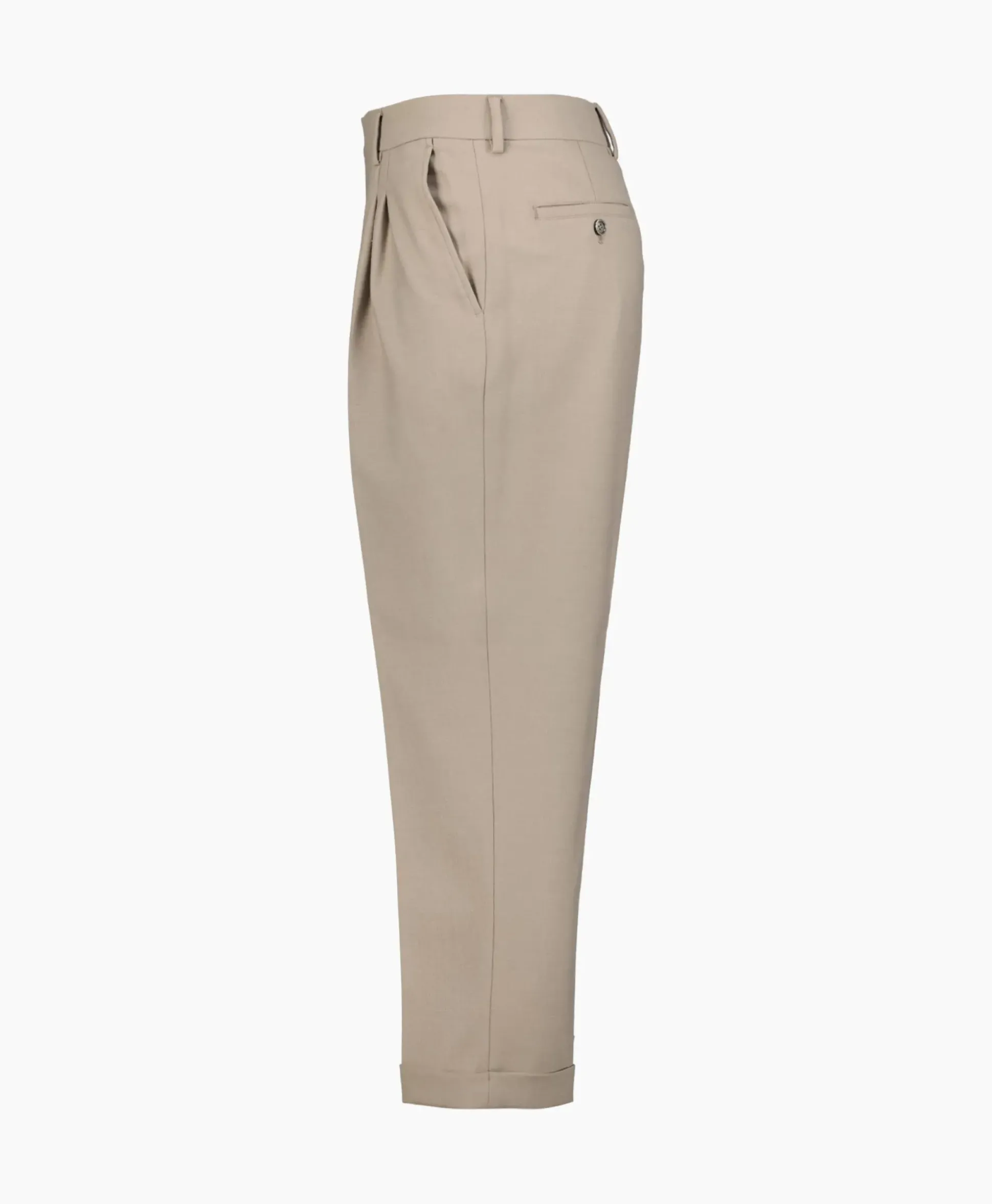 Ami Paris Broek Carott Fit Taupe
