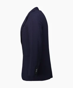 Ami Paris Jack Two Buttons Wool Viscose Twill Donker Blauw