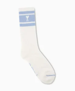 Ami Paris Sokken Adc Striped Blauw
