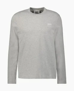 Ami Paris T-Shirt Ami Am Antraciet