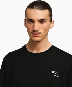 Ami Paris T-Shirt Korte Mouw Ami Am Zwart