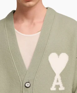 Ami Paris Vest Off White Adc Zand
