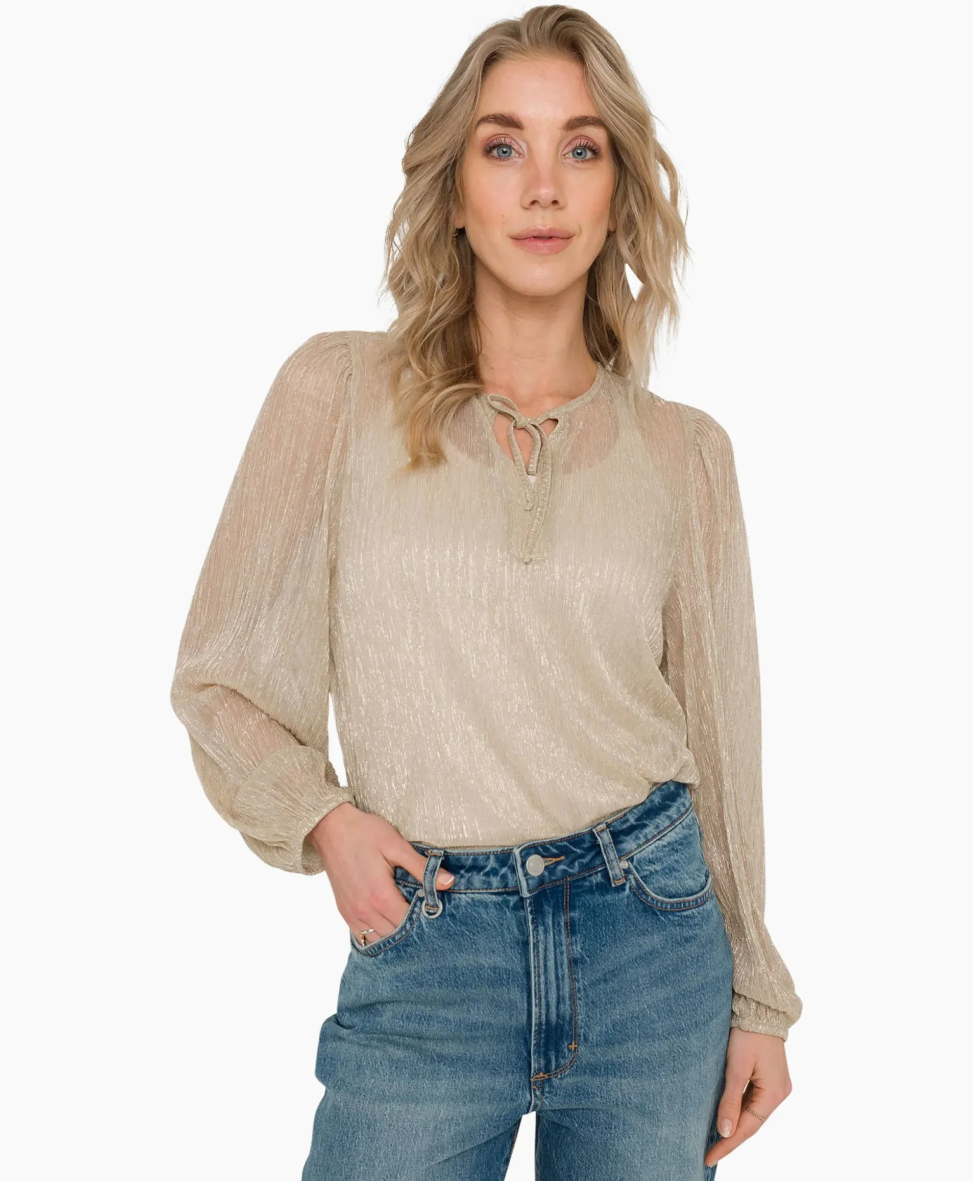 Anna Van Toor Blouse 26A05-03428 Goud