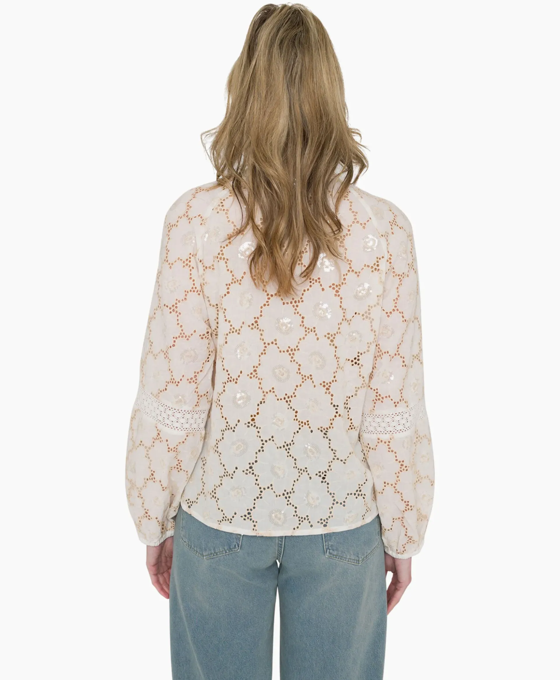 Anna Van Toor Blouse 17A05-03445A Zand