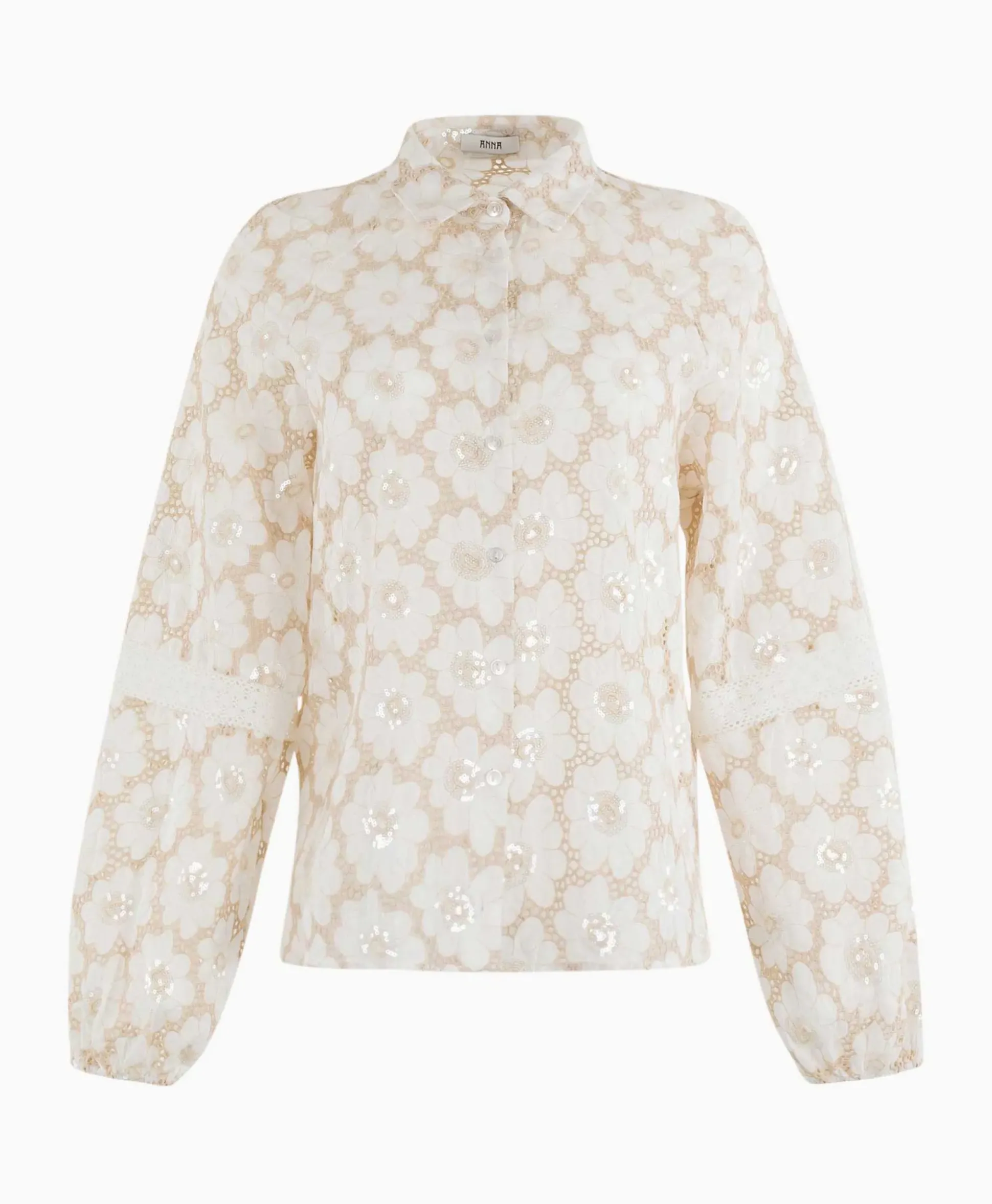 Anna Van Toor Blouse 17A05-03445A Zand