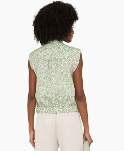 Anna Van Toor Gilet 43A11-02108B Groen