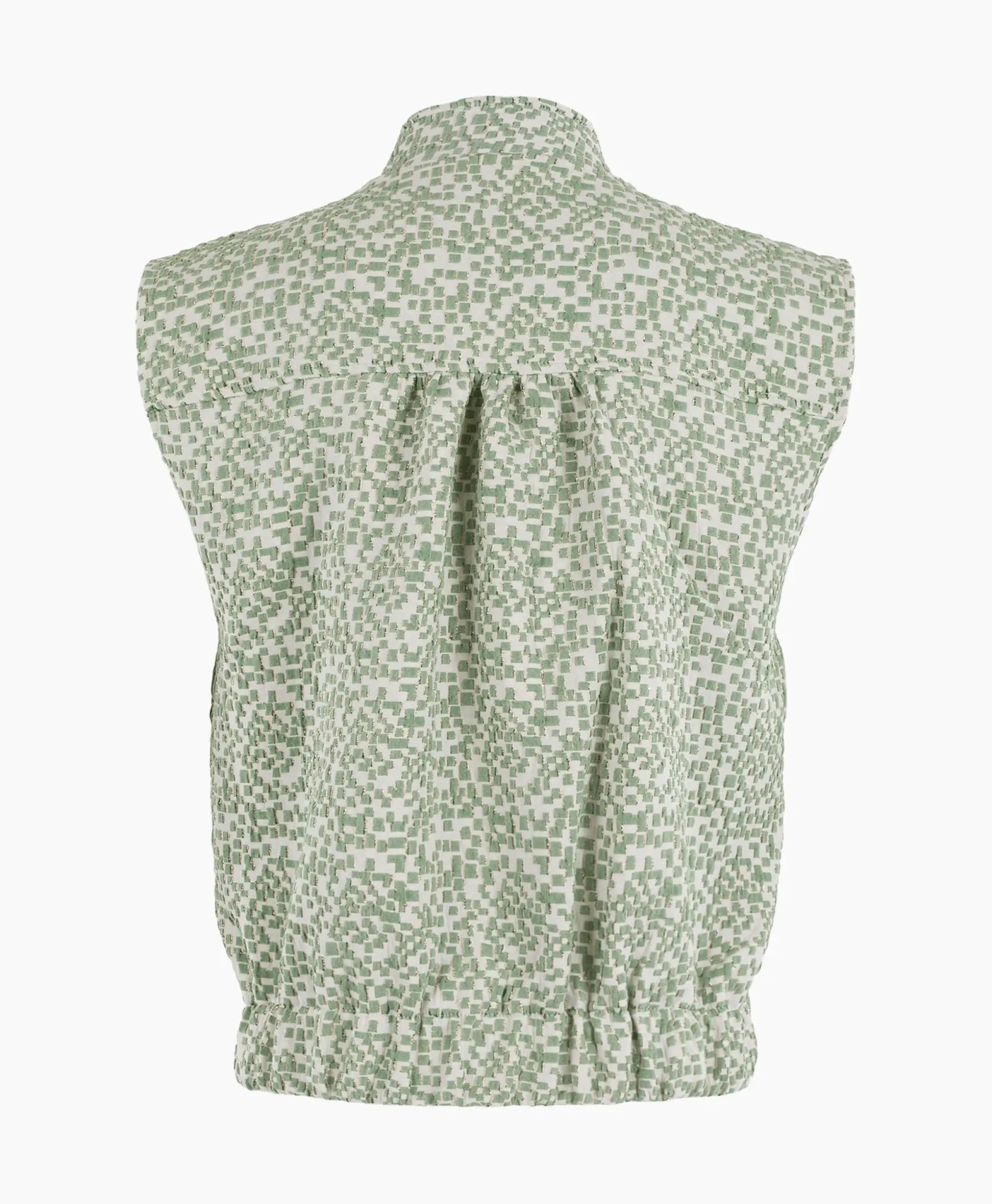 Anna Van Toor Gilet 43A11-02108B Groen