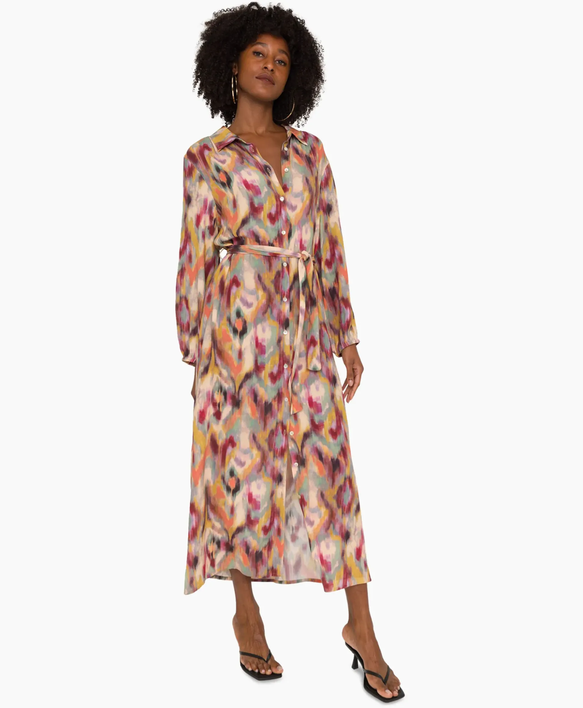 Anna Van Toor Jurk 26A06-03658 Zand