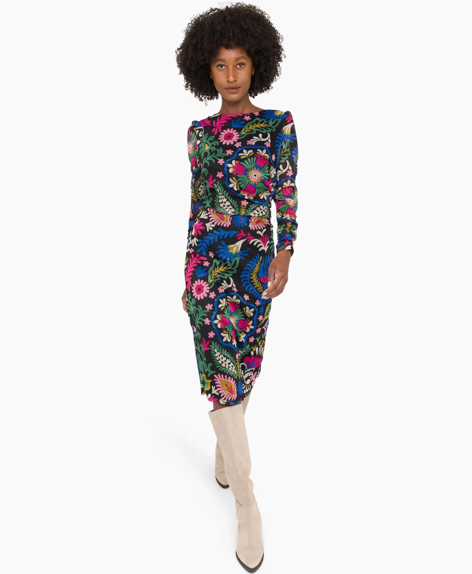 Anna Van Toor Jurk 26A06-03636 Zwart