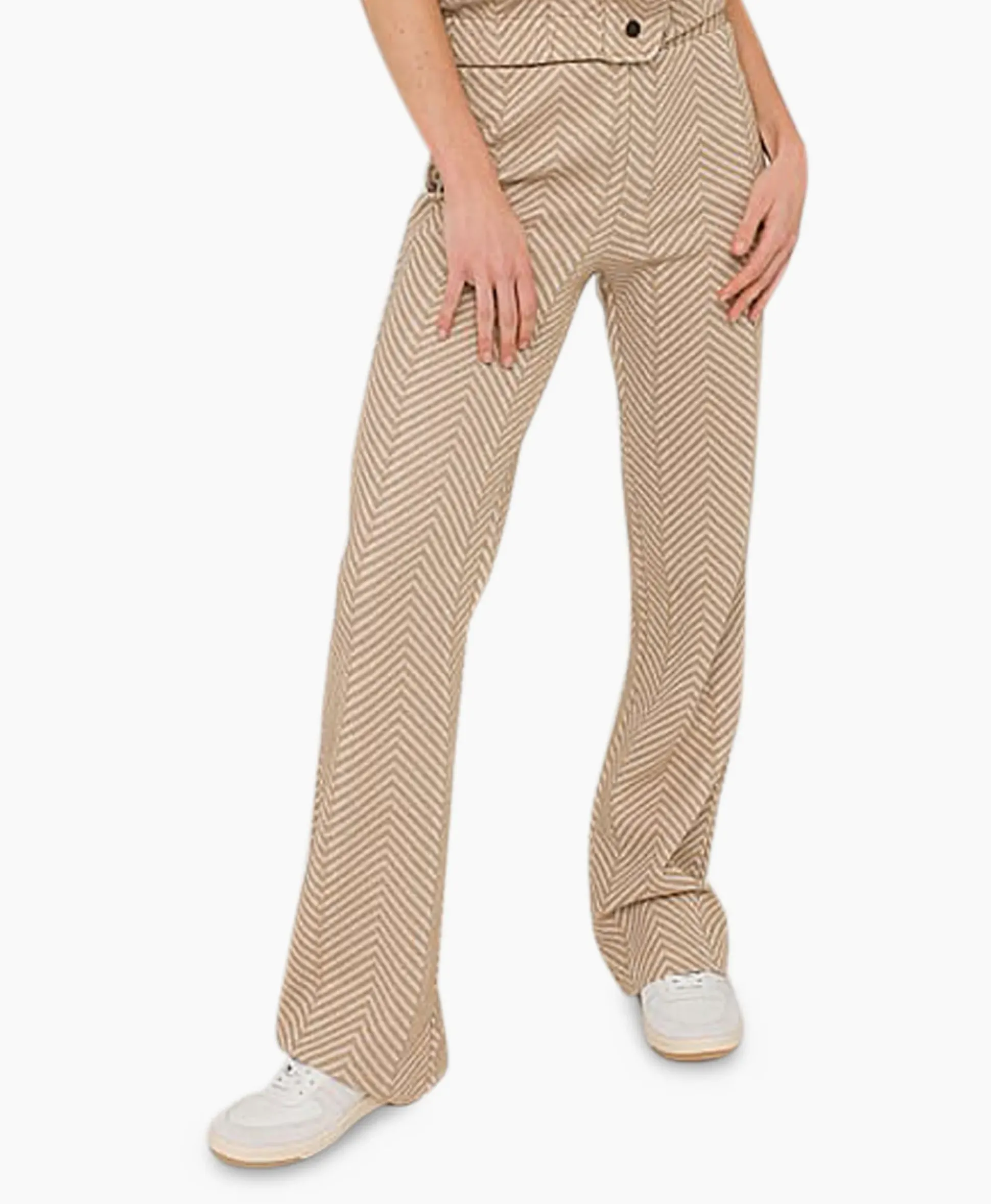 Anna Van Toor Pantalon 26A02-03123C Zand
