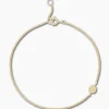 Anna+Nina Armband Smiley Bracelet Silver Goldplated Goud