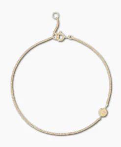 Anna+Nina Armband Smiley Bracelet Silver Goldplated Goud