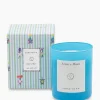 Anna+Nina Kaars Artists And Muses Scented Candle Blauw