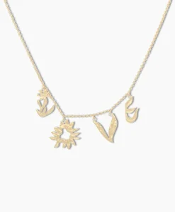 Anna+Nina Ketting Bonfire Choker Goud