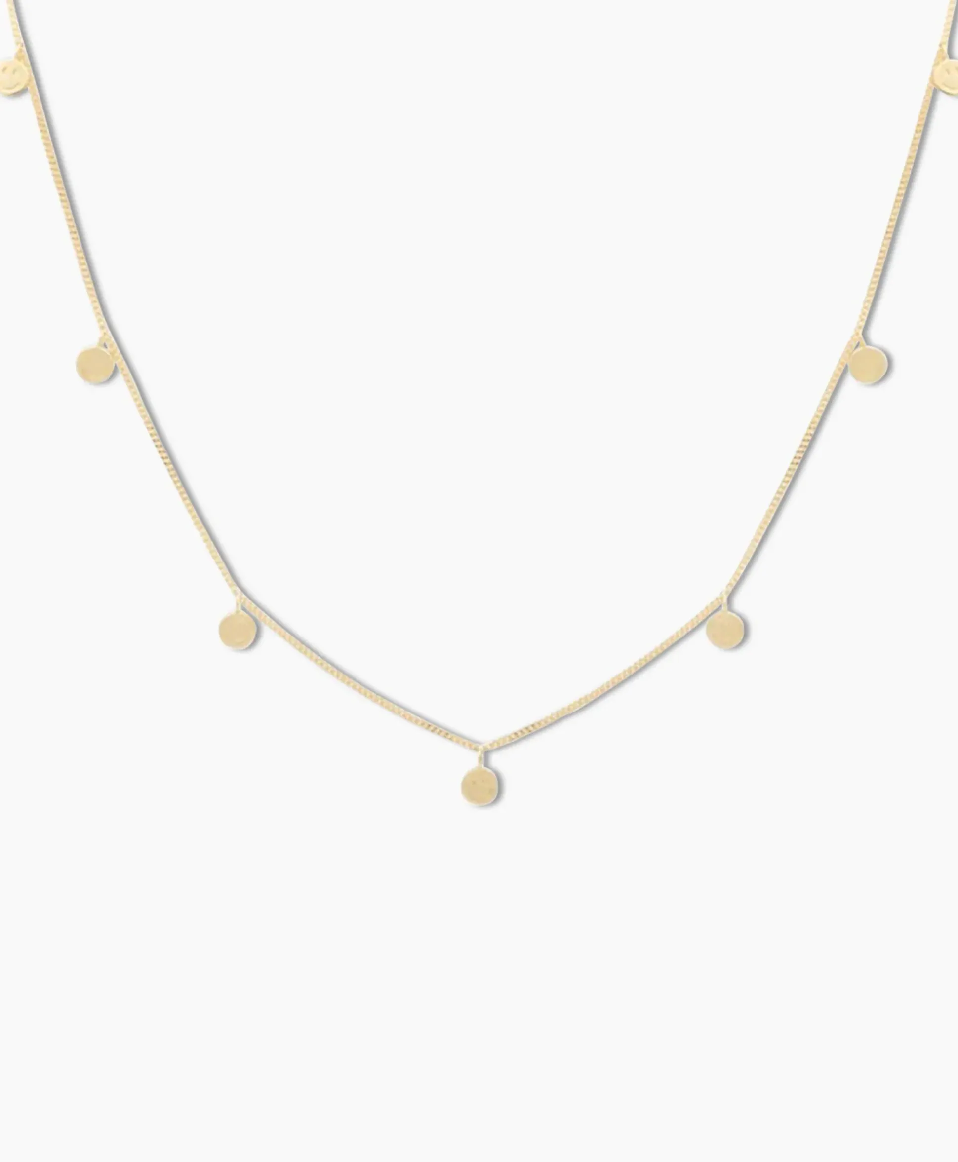 Anna+Nina Ketting Smiley Goud