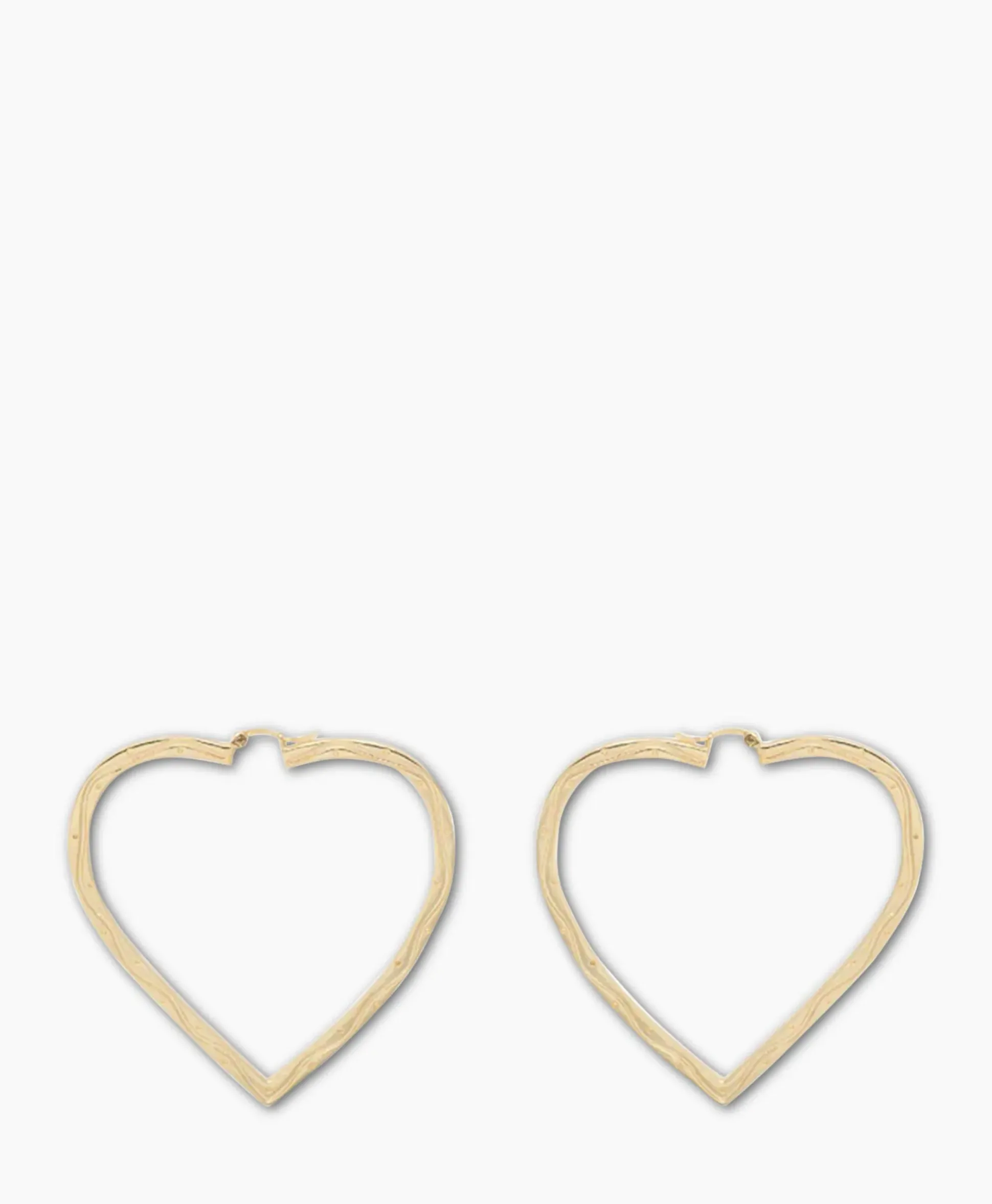 Anna+Nina Oorbellen Funky Love Hoop Goud