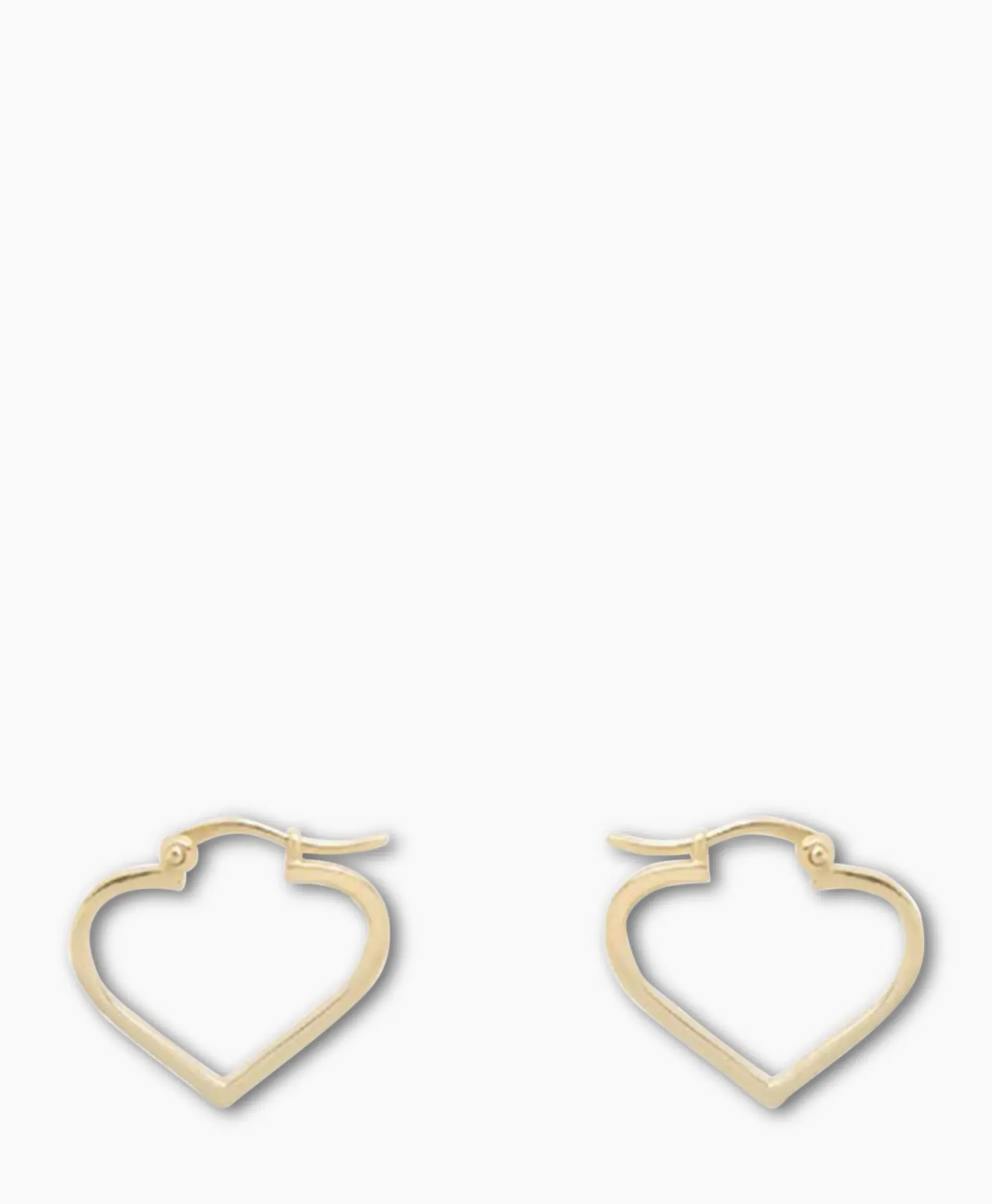 Anna+Nina Oorbellen Funky Love Small Hoop Goud