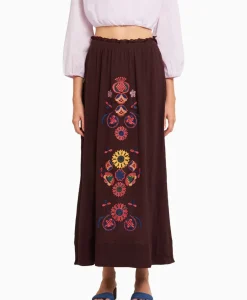 Antik Batik Antik Batik Maxi Rok Magoo1Ski Bruin