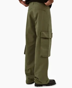 Arte Antwerp Broek Oversize 3D Pocket Donker Groen
