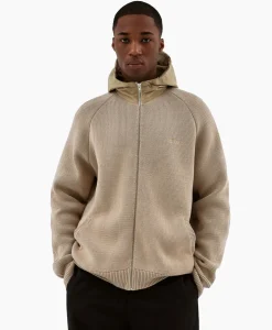 Arte Antwerp Vest Nylon Hood Off White