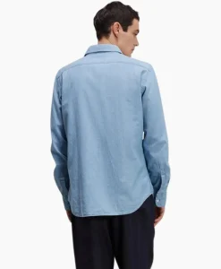 Aspesi Overhemd Camicia Sedici Licht Blauw