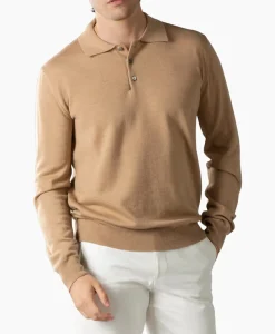Aurelien Aurelien Polo Longsleeve Beige