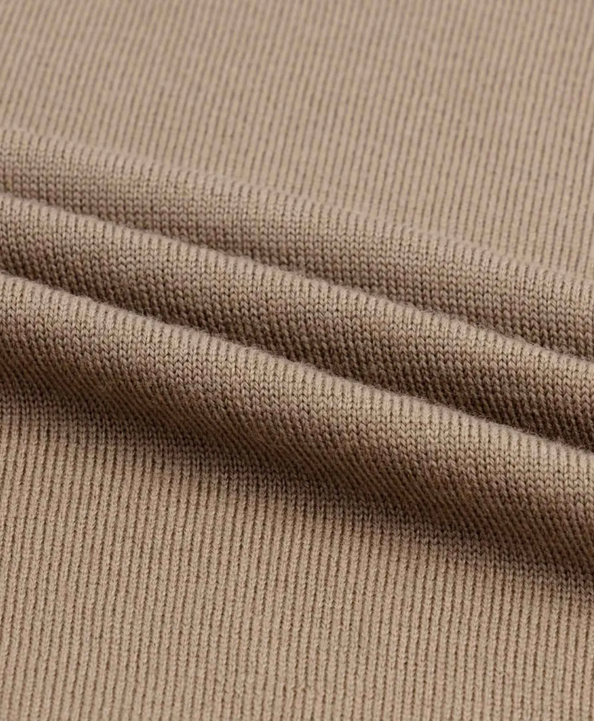 Aurelien Aurelien Pullover Buttonless Polo L Taupe
