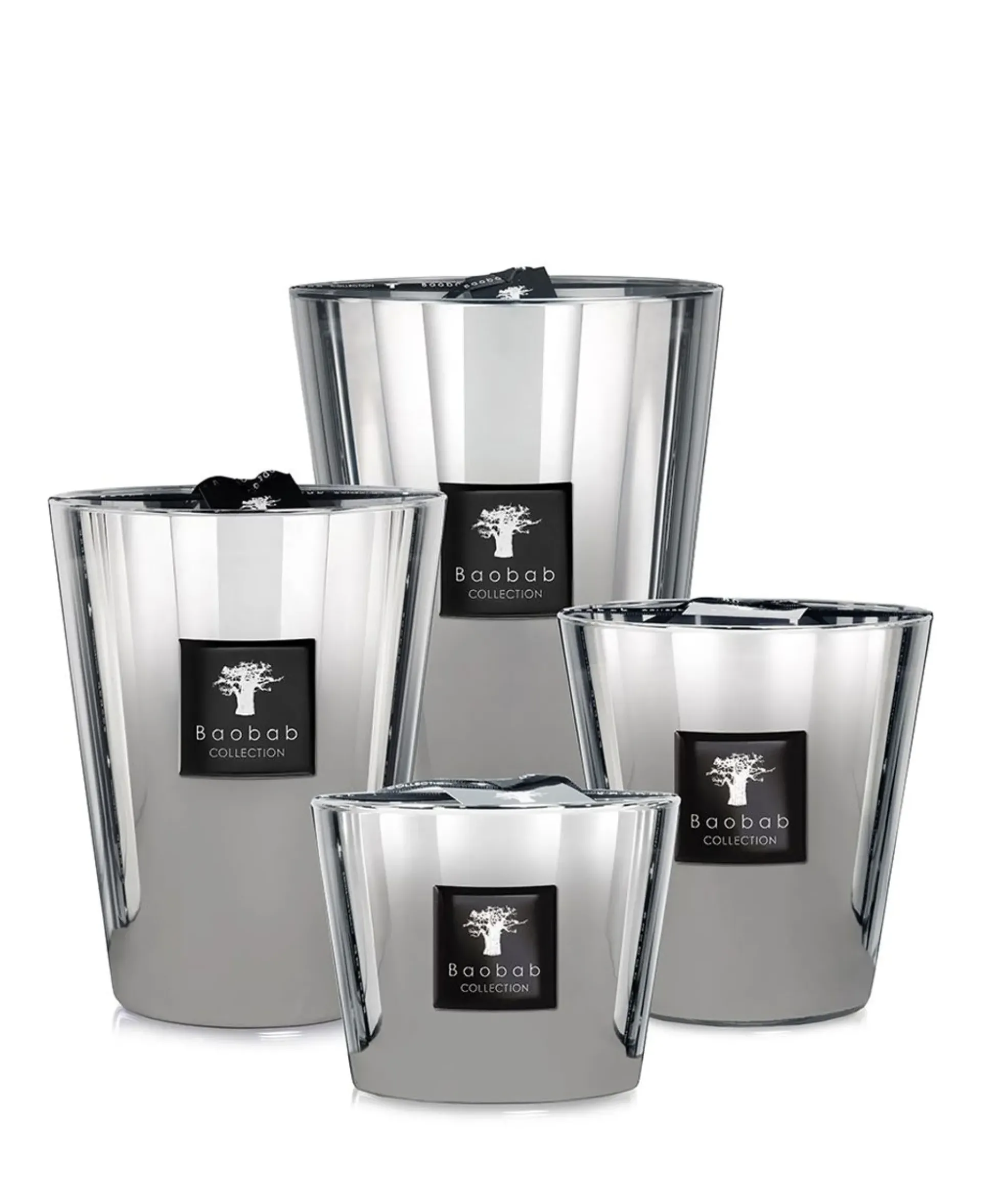 Baobab Kaars Max 10 Les Exclusives Zilver