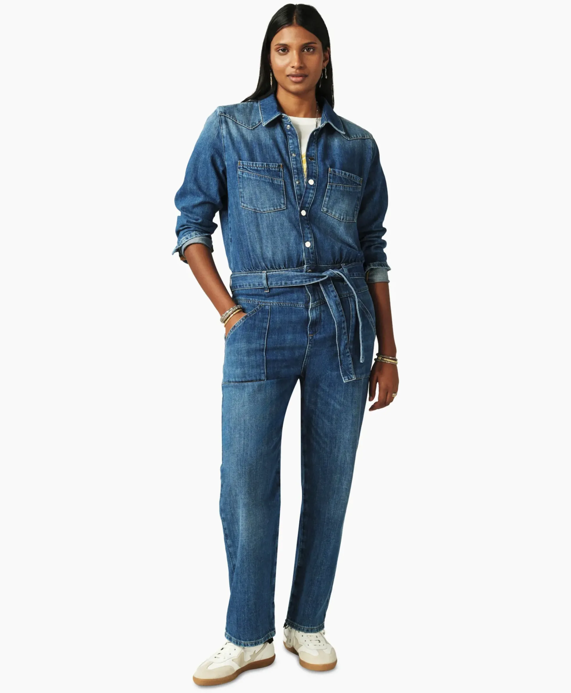 Ba&Sh Jumpsuit Jerry Blauw