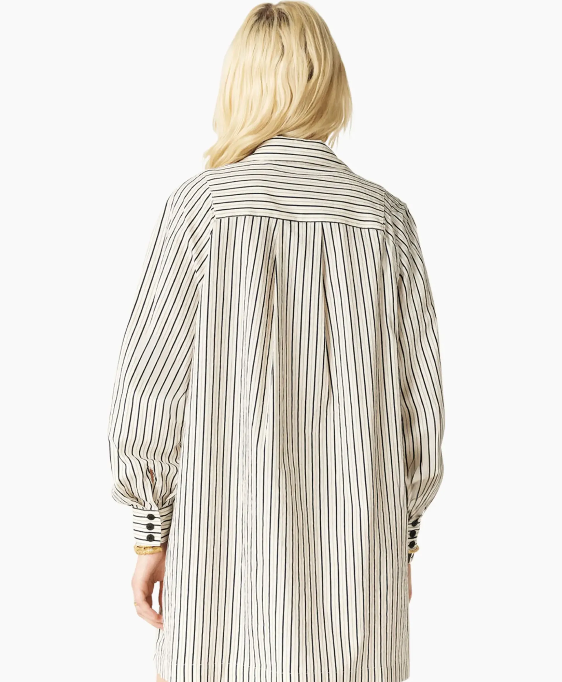 Ba&Sh Mini Jurk Fadia Ecru