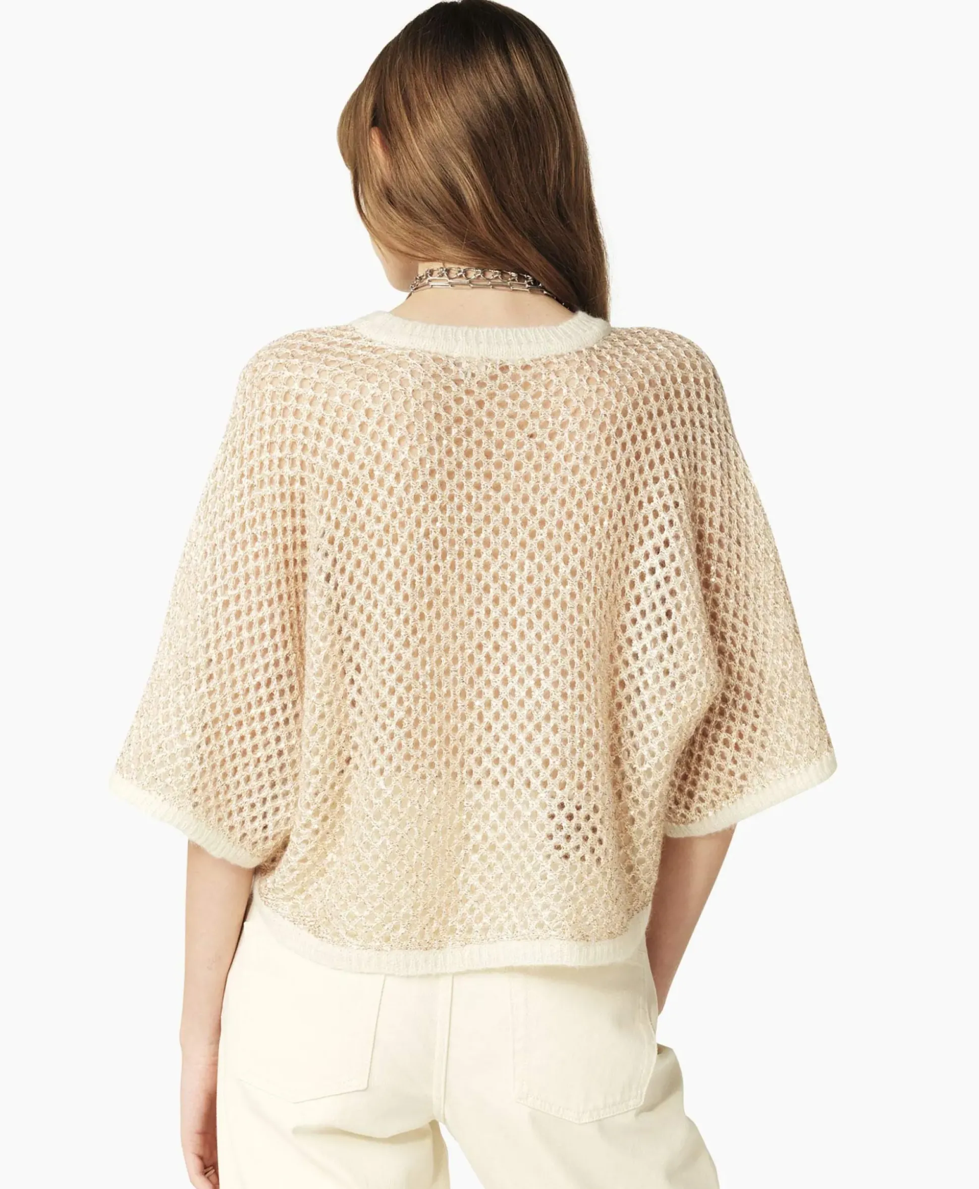 Ba&Sh Pullover Nate Off White