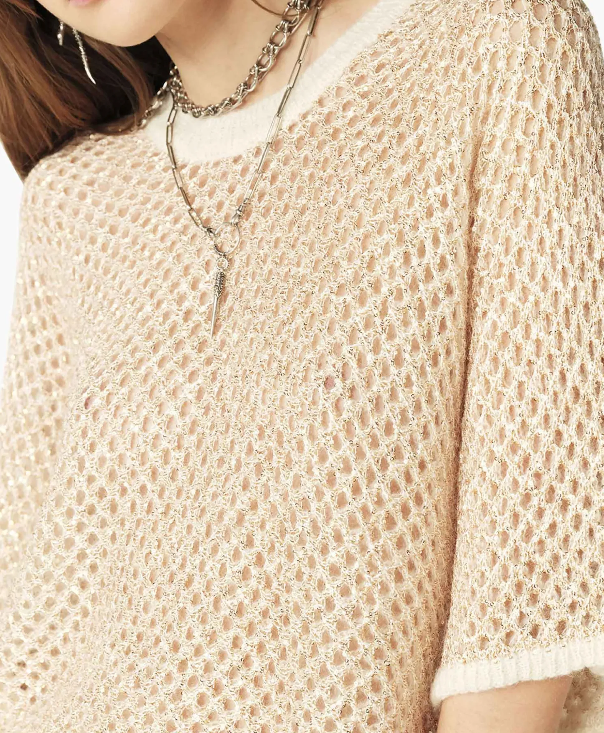 Ba&Sh Pullover Nate Off White