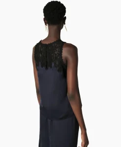 Ba&Sh Top Clea Donker Blauw