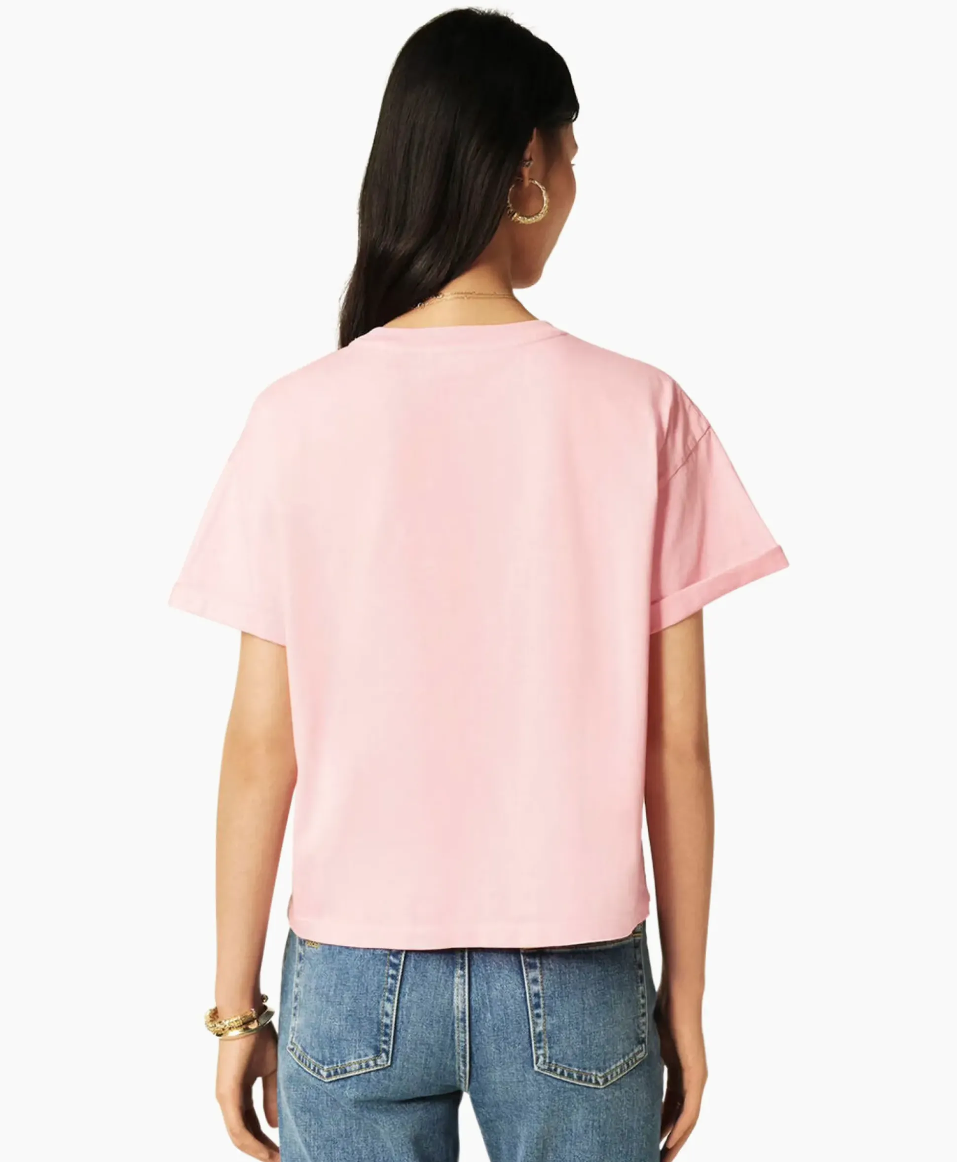 Ba&Sh T-Shirt Korte Mouw Rosie Pink