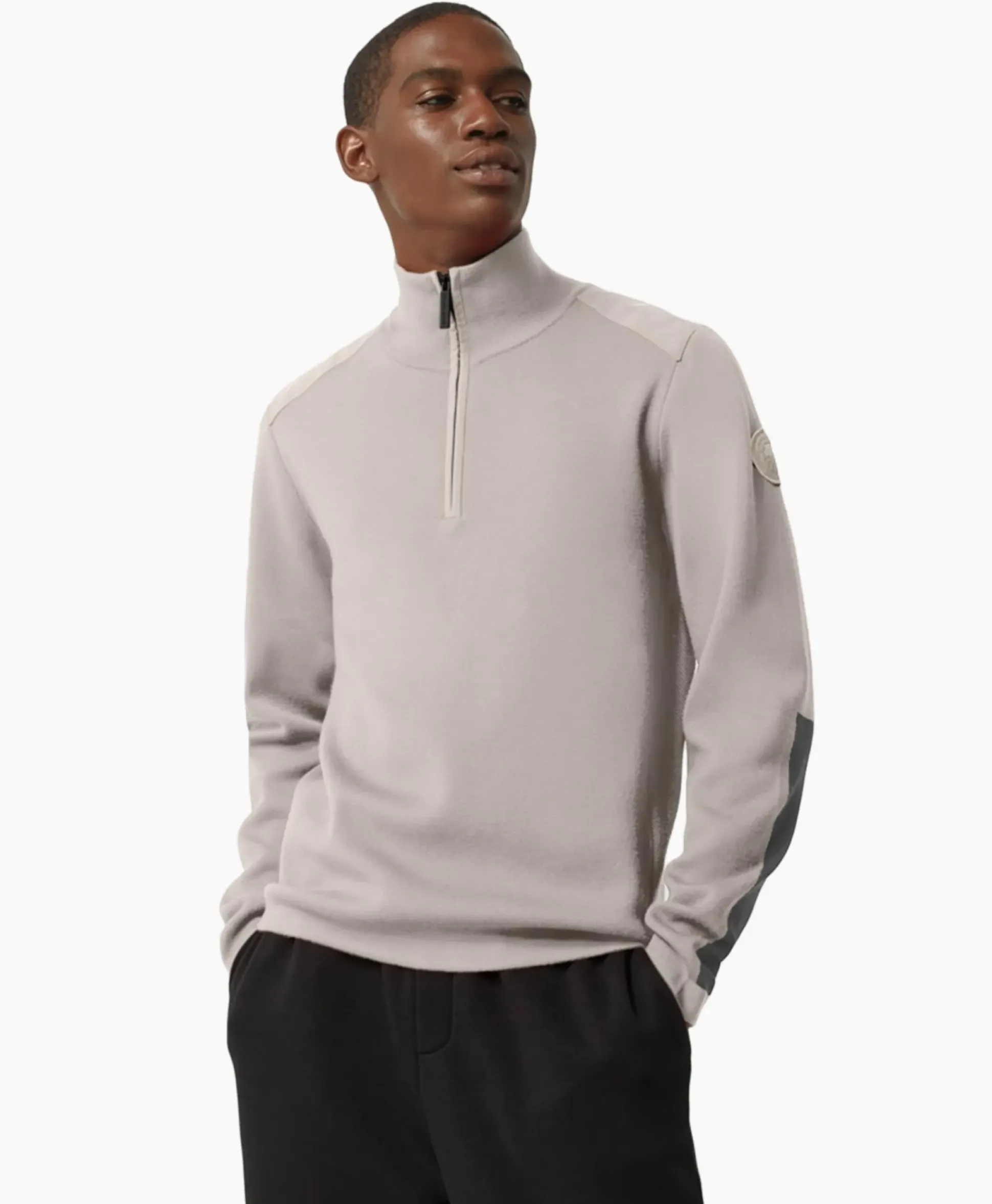 Canada Goose Pullover Stormont Quarter Zip Grijs