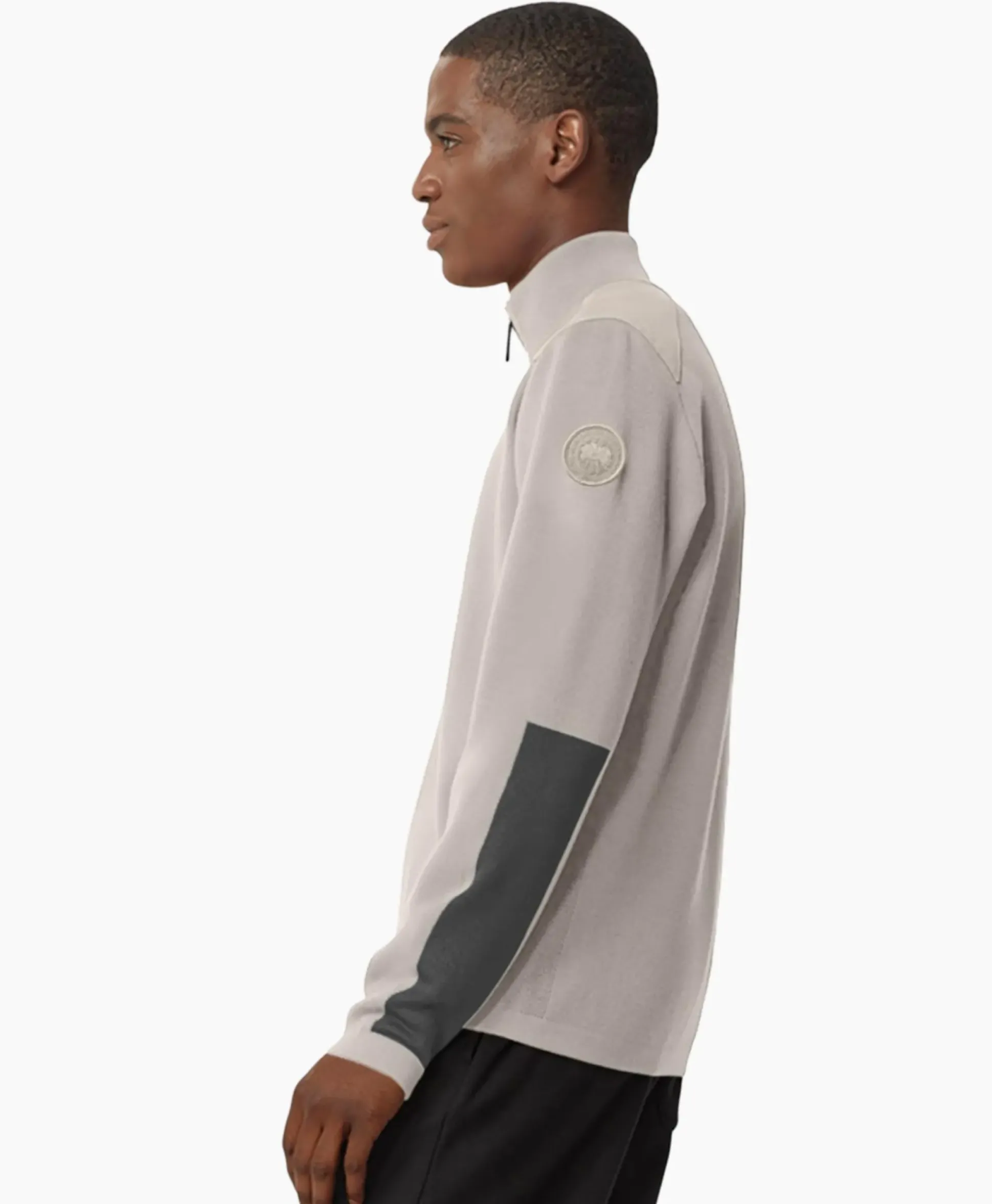 Canada Goose Pullover Stormont Quarter Zip Grijs