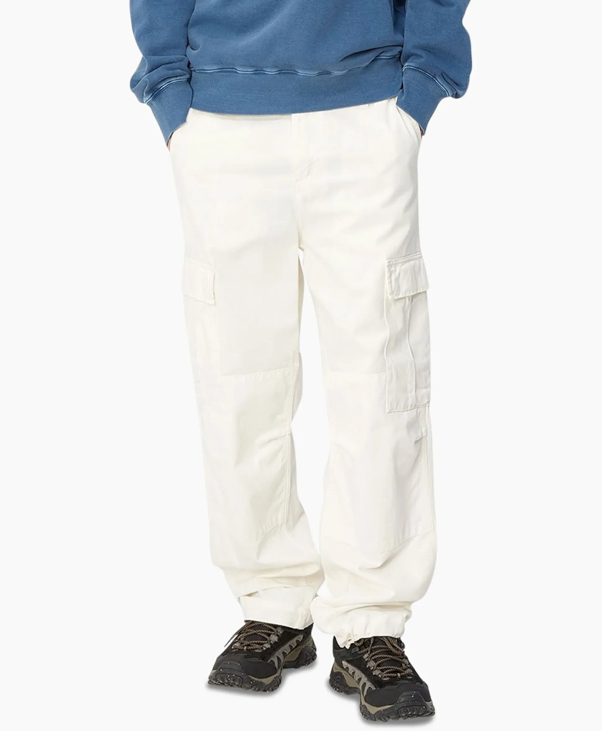 Carhartt Wip Cargobroek Regular Cargo Ecru
