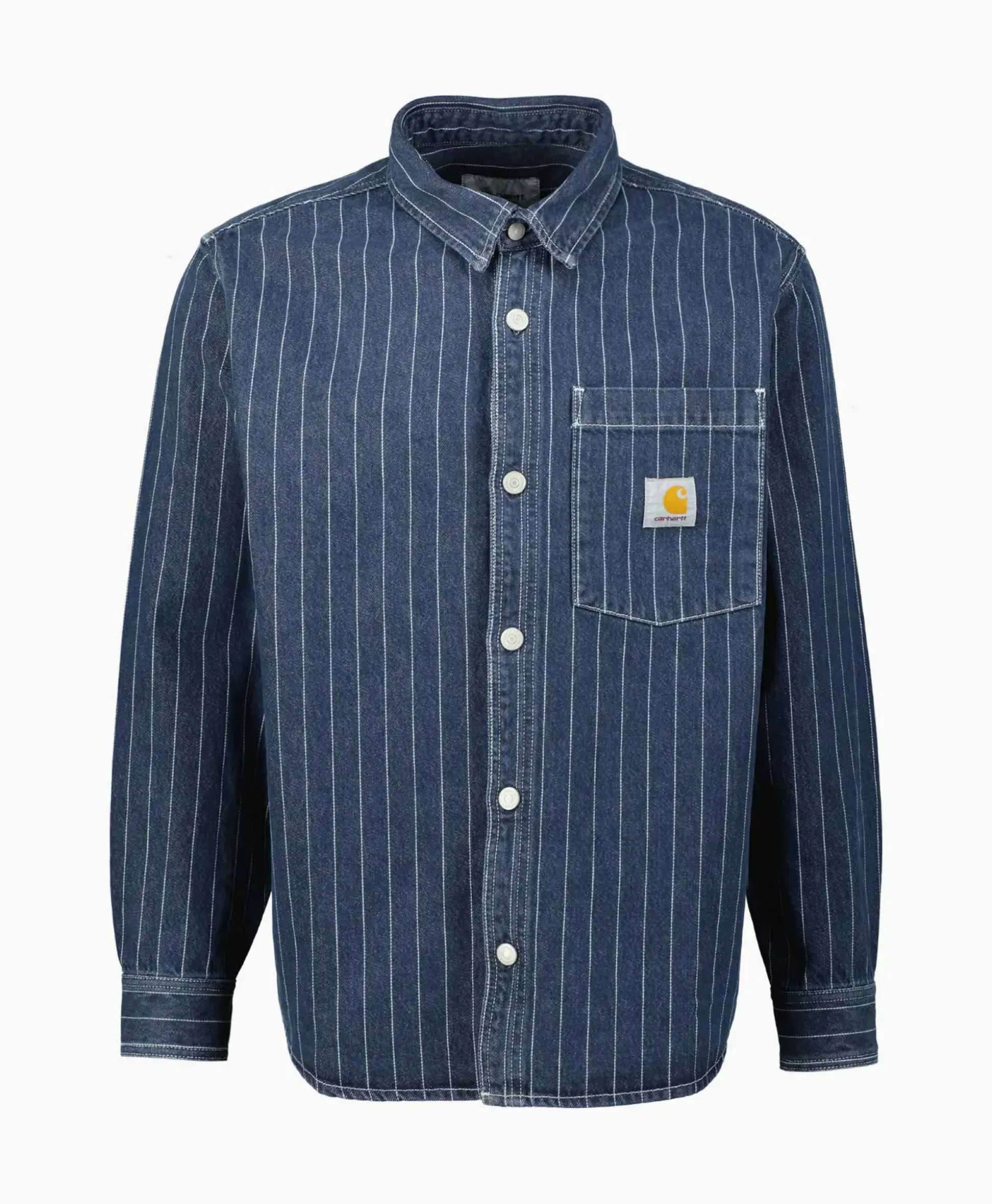 Carhartt Wip Overshirt Orlean Donker Blauw